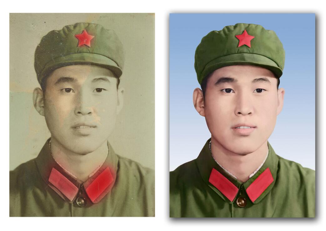 宝山破损照片修复-18